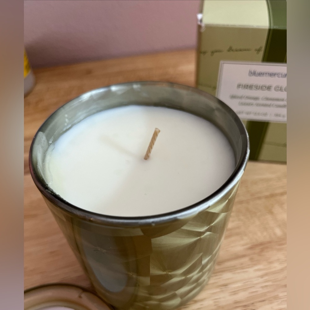 Bluemercury Fireside Glow Scented Candle  12.5oz in Box NEW
